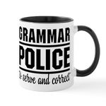 CafePress Grammar Police Mugs 11 oz (325 ml) Ceramic Coffee Mug