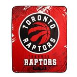 NBA Toronto Raptors Kids Plush Blanket EXPRESSIONS Throw for Toddlers Teen, All Season Super Soft Comfy Flannel Blanket, Best Gifts for Boys and Girls, 50x60 inches (Official NBA Product)