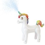 Gigantic 6' Unicorn Sprinkler. Experience Whimsical Fun and Unmatched Joy with The PoolCandy Inflatable Unicorn Play Sprinkler Giant