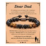 D Dongjiangjin Gift Father's Day Gifts from Daughter, Dad Gifts, Dad Birthday Gifts from Daughter Birthday Christmas Father's Day Present Gifts for Dad Bracelet Jewellery