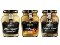 Mustard Bundle with Honey Dijon Mustard 230g, Dijon Mustard 215g and Wholegrain Mustard 210g (Pack of 3)