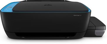 HP Ink Tank 319 Printer,All-In-One Wired Colour Home Inkjet Printers,Copy,Scan,Hi-Speed Usb 2.0,Up To 8/5 Ppm (Black/Color),60-Sheet Input Tray,25-Sheet Output Tray,1000-Page Duty Cycle,Color,Z6Z13A