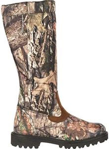 ROCKY Low Country Waterproof Snake Boot, Mossy Oak Break Up Country, Size 10.5(M)