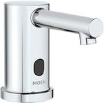 Moen 8560 M-Power Align Commercial Hands-Free Modern Deck Mounted Touchless Foam Soap Dispenser, Chrome