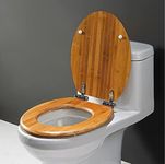 Timber Toilet Seat Solid Brewer Heritage Wood Bathroom Nomel Soft Close Quick Release for Clean Heavy Duty