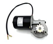 Makermotor Electric Gear Motor 24v Low Speed 50 RPM Gearmotor DC + Roller Chain Sprocket Gear