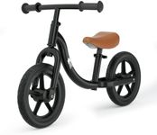 FAYDUDU Toddler Balance Bike 2 Year Old for Kids 12 Inch No Pedal Bicycle for Girls Boys Ages 18 Months to 5 Years Old Toddler Training Push Bike Adjustable Seat (Black)