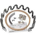 House2Home 18" Sofa Upholstery Spring Replacement Kit- 4pk Springs, Clips, Wire for Furniture Chair Couch and Recliner Repair Includes Instructions