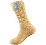 The Nordic Sock Company Warm Swedish Wool Blend Socks (Warm Ochre, UK 9-11 | EU 43-45)