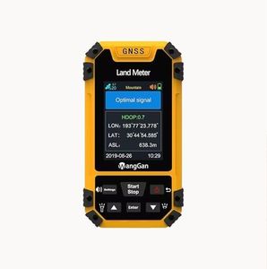 GPS Land Meter, Handheld GPS for Surveying, Professional Land Surveying Equipment,GNSS Receiver Surveryor Tool with Color Screen for Slope Distance/Area Measurement