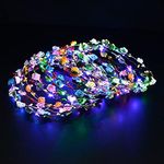 20 Pcs LED Flower Crown Headband, L