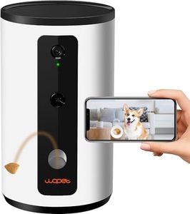 WOPET Dog Camera D01 Plus: 5G WiFi Pet Camera with Treat Tossing, 1080P HD with Night Vision for Pet Viewing, Two Way Audio Communication Designed for Dogs and Cats, Monitor Your Pet Remotely