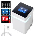 AirCurie Ver2, Home Radon Detector, 5-in-1 Total Air Quality Monitor [PM1.0, 2.5, 10, CO2, Humidity, Temp] Easy to Use