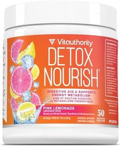 Detox Cleanse for Weight Loss and Belly Fat - Anti Bloat and Digestive Health Clean Gut Cleanse Detox for Women with Slimming & Invigorating Blend for Bloating and Constipation Relief for Women & Men (Pink Lemonade)