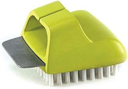 Charcoal Companion CC4108 HIMALAYAN SALT PLATE SCRUBBER BRUSH