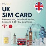 travSIM UK SIM card |10 GB data / 4