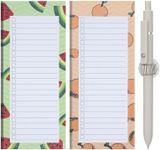 XINRUI 2 Pack Magnetic Grocery List