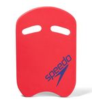 Speedo Unisex Adult Technique and Strength Building Kick Board Training Aid for Men and Women - Fed Red & Blue Flame