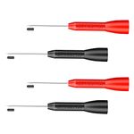 Multimeter Probes Needle Test Fluke Pin Probes Test Lead Probe Multimeter Piercing Needle 600v/10a Non-destructive Multimeter Test Silicon Back Probe Pin For Fluke Leads Tl71 Tl75 (4pcs,2mm)