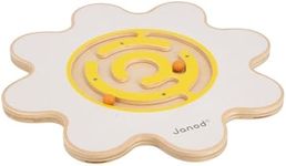 Janod - Sweet Cocoon Flower Balance Board - FSC Wood Toy - Develops a Sense of Balance and Concentration - Game of Skill for Children Ages 5 +, J04049