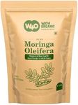 Moringa Seed and Leaf Powder in (20:80) Ratio 1 Pound (450 Grams) - all Natural No Preservative - HerbsIndia