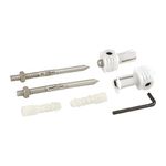 Ruhe® Rag/Rack Bolt | Premium Stainless Steel Rag/Rack Bolt 12 MM | Nut & Bolt Set with Complete Accessories for Toilet/Commode