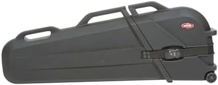 SKB ATA Rated, Electric Bass Safe with Wheels (Hard Clamshell Design for Use with GigBag)