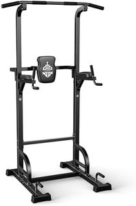 Sportsroyals Power Tower Dip Station Pull Up Bar for Home Gym Strength Training Workout Equipment Newer Version 450LBS.