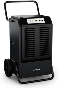 Klarstein DuraDry 90L Dehumidifier - High Efficiency, Auto Defrost, 24h Operation, Portable with Wheels & Handles, Ideal for Basements, Warehouses, Workshops, Large Areas 70-120m², ≤58dB Noise Level