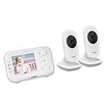 Vtech Vm3252-2 Baby Monitor 2cameras, Video Baby Monitor With 2.8" LCD Screen, Moniteur Bébé With Temperature Sensor, Night Vision, Vox Mode