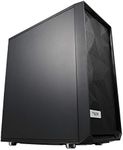 Fractal Design Meshify C - Compact Mid Tower Computer Case - Open ATX Layout- High Performance Airflow/Cooling - 2x Fans included - PSU Shroud - Modular interior - Water-cooling ready - USB3.0 - Black