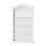 Odoria 1/12 Scale Dolls House Miniature Shelf Mini Bookshelf Bookcase Miniatures Dollhouse Furniture Accessories, White