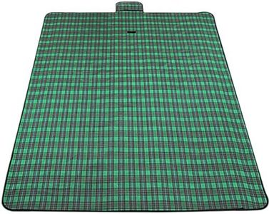 Dafape Picnic Blanket Beach Blankets, Large Waterproof Sand Proof Foldable Portable Picnic Mat Lightweight Durable Travel Camping Outdoor Hiking Grass Park Music Festival Mats (Green)