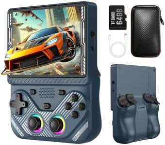 RG43V Pro Retro Handheld Game Console, 4.3 Inch IPS Retro Gaming Console, RK3562 Chip with Dual RGBOX & EE System, 4000mAh Battery, Support HDMI Output, WiFi Online Multiplayer Game Console, Gray