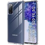 TheGiftKart Ultra-Hybrid Back Case Cover for Samsung Galaxy S20 FE / S20 FE 5G | Crystal Clear Hard Back | Shockproof Design | Bumper Case for Samsung S20 FE (PC, TPU | Transparent)