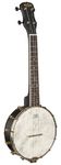 Kala KA-BNJ-BK-C Closed-Back Concert Banjo Ukulele with Gig Bag