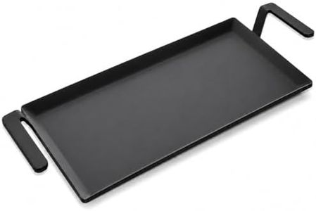 Large Premium Carbon Steel Griddle for Grills, Gas Stove and Induction, Double Burner Cooking Griddle, Professional Pre-Seasoned Cookware, 24'' x 10.5''