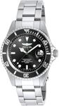 Invicta Pro Diver Stainless Steel Quartz Watch, silber/schwarz, 37, Watch