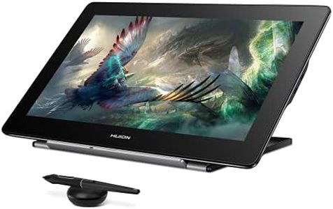 HUION Kamvas Pro 16 Plus 4K UHD Graphics Drawing Tablet with Screen Full Laminated 145% sRGB Art Tablet with Battery-Free Stylus, 15.6-inch Drawing Monitor Work with Linux, Windows PC, Mac, Android