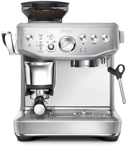 Sage - The Barista Express Impress - Bean to Cup Coffee Machine with Grinder and Milk Frother, 9 bar, PID Temperature Control, 1850 W, Cappucino, Espresso Maker,With Milk Jug, Brushed Stainless Steel