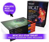 MCAT Self-Study Toolkit 2020-2021: Complete 7-Book Subject Review + 6 Practice Tests + Adaptive Qbank (Kaplan Test Prep)