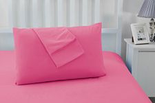 Sonia Moer Super Soft Brushed Microfibre Pillowcases - Non Iron Breathable Hypoallergenic Pillowcases set of 2- Pink