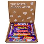 Chocolate Cadbury Hamper Box, with Dairy Milk, Twirl, Wispa, Chomp, Boost, Picnic, Large Variety Selection Box For Kinds, Birthday, Celebrations, Last Minute Gifts For Him & Her