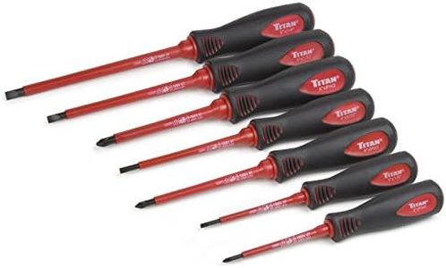 Titan 17237 7-Piece Insulated Electrical Screwdriver Set