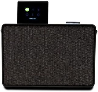 Pure Evoke Play Système de Musique Polyvalent pour l'intérieur et l'extérieur (Radio Dab+/FM, Radio Internet, podcasts, Spotify Connect, Bluetooth avec Un Son stéréo Riche de 40 W) Coffee Black