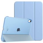 TiMOVO Case for iPad 10th Generation 2022, Slim Stand Cover for iPad 10.9 inch, Auto Wake/Sleep Smart Folio with Hard PC Translucent Back Shell Fit iPad 10 Protective Case, Sunny Sky Blue