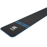 TARGET Darts World Champion Darts Mat Black and Blue | Dart Oche Mat with Soft Tip and Steel Tip Throw Line Distances | Non Slip Carpet Mats for Floor and Dart Tips Protection | Darts Accessories UK