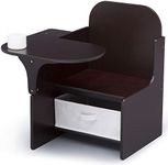 Delta Children MySize Chair Desk with Storage Bin, Dark Chocolate