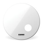 Evans EQ3 Resonant Smooth White Bass Drum Head, 22 Inch - BD22RSW