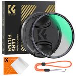 K&F Concept 52MM CPL Filter, Professional Optics Glass Lens Filter Super Slim Multi-Coated Circular Polarizer Filter with Lens Cap (Nano-X Series)